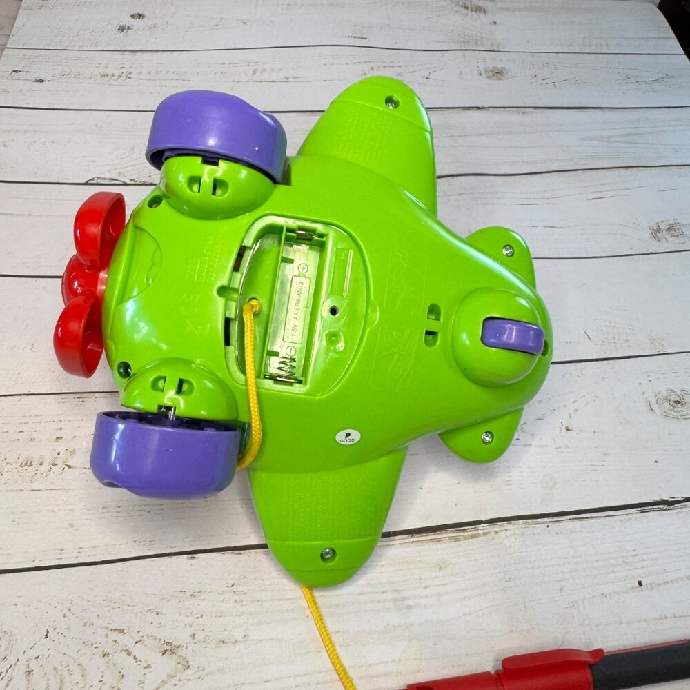 Vtech Fly & Learn Airplane Interactive Toy With Lights & Sounds Pull Toy Works - Picture 6 of 6